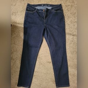Crown and Ivy dark denim stretch skinny jeans